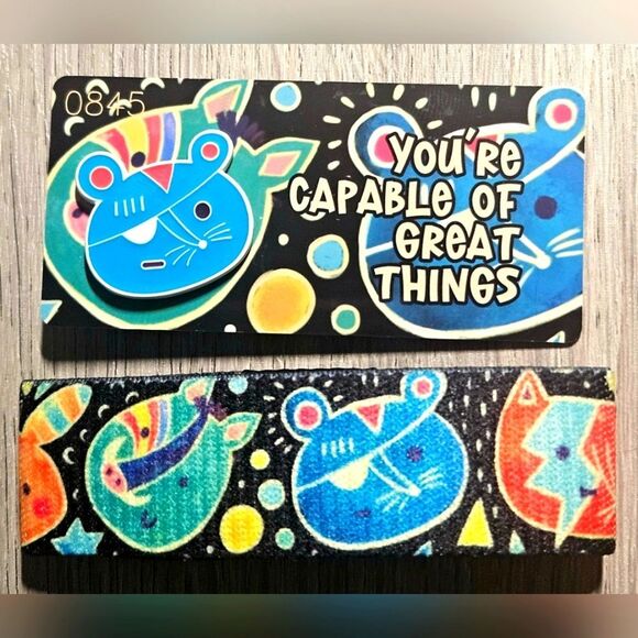 ZOX "YOU'RE CAPABLE OF GREAT THINGS" #845 UNRELEASED GOLDIE VAN GOGH WRISTBAND - Picture 1 of 3
